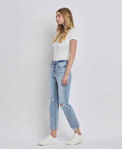 Vivid Hight Rise Distressed Jeans