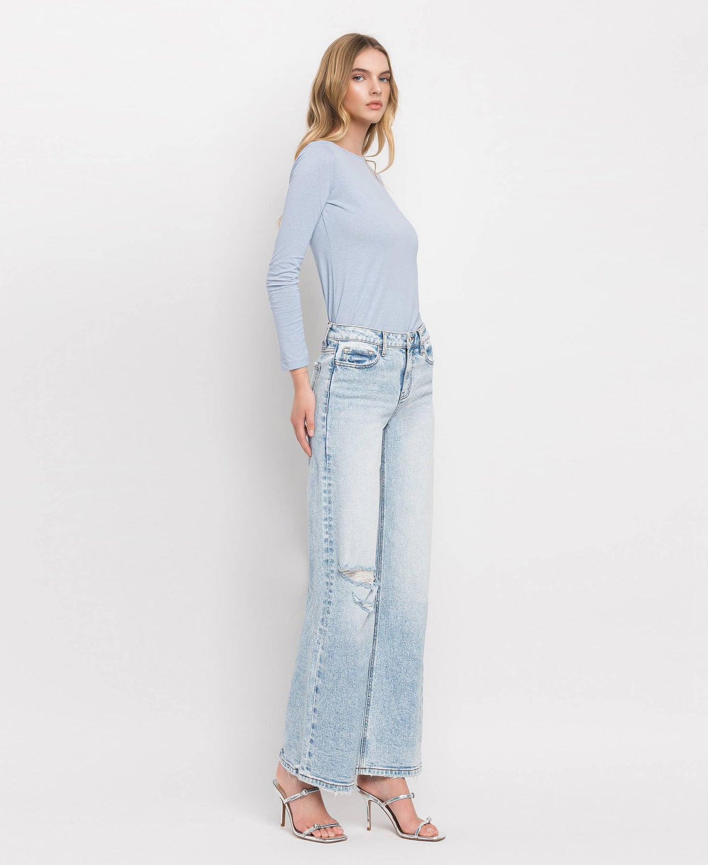 Rediscover Tummy Control Wide Leg Jeans