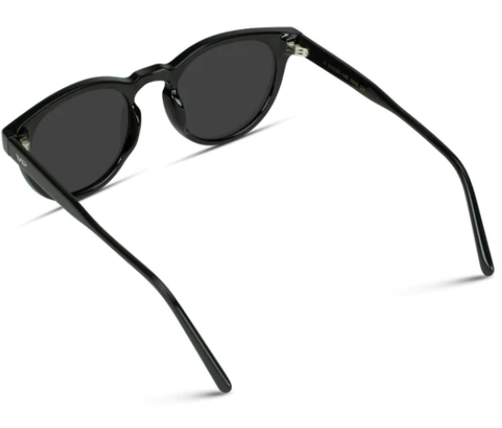 Tate Sunglasses in Black Frame / Smoke Lens