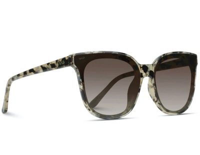 Lucy Sunglasses in Beige Tortoise Frames/Brown Gradient Lens