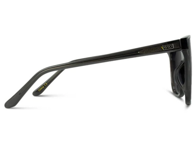 Lucy Sunglasses in Black Transparent Frame/ Gradient Black Lens