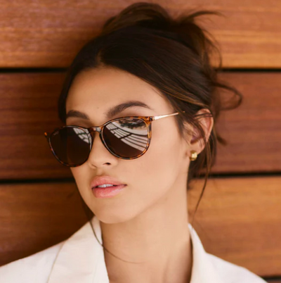 Drew Sunglasses in Tortoise Frames / Brown Lens