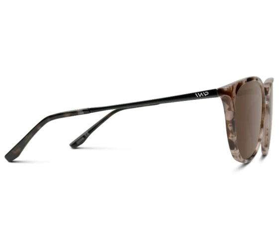 Drew Sunglasses in Blush Pink Tortoise Frame/ Brown Gradient Lens