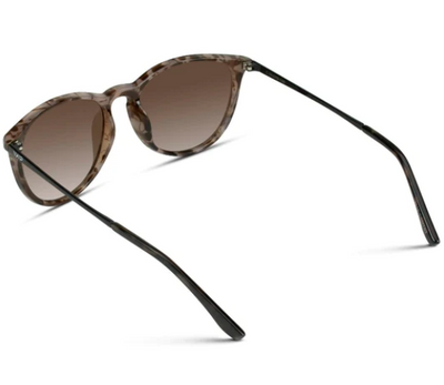 Drew Sunglasses in Blush Pink Tortoise Frame/ Brown Gradient Lens
