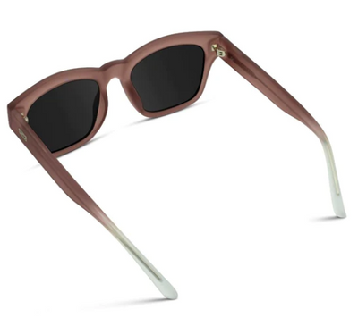 Sedona Sunglasses in Frosted Red Rock Frame/ Black Lens