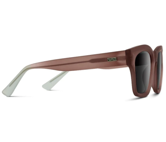Sedona Sunglasses in Frosted Red Rock Frame/ Black Lens