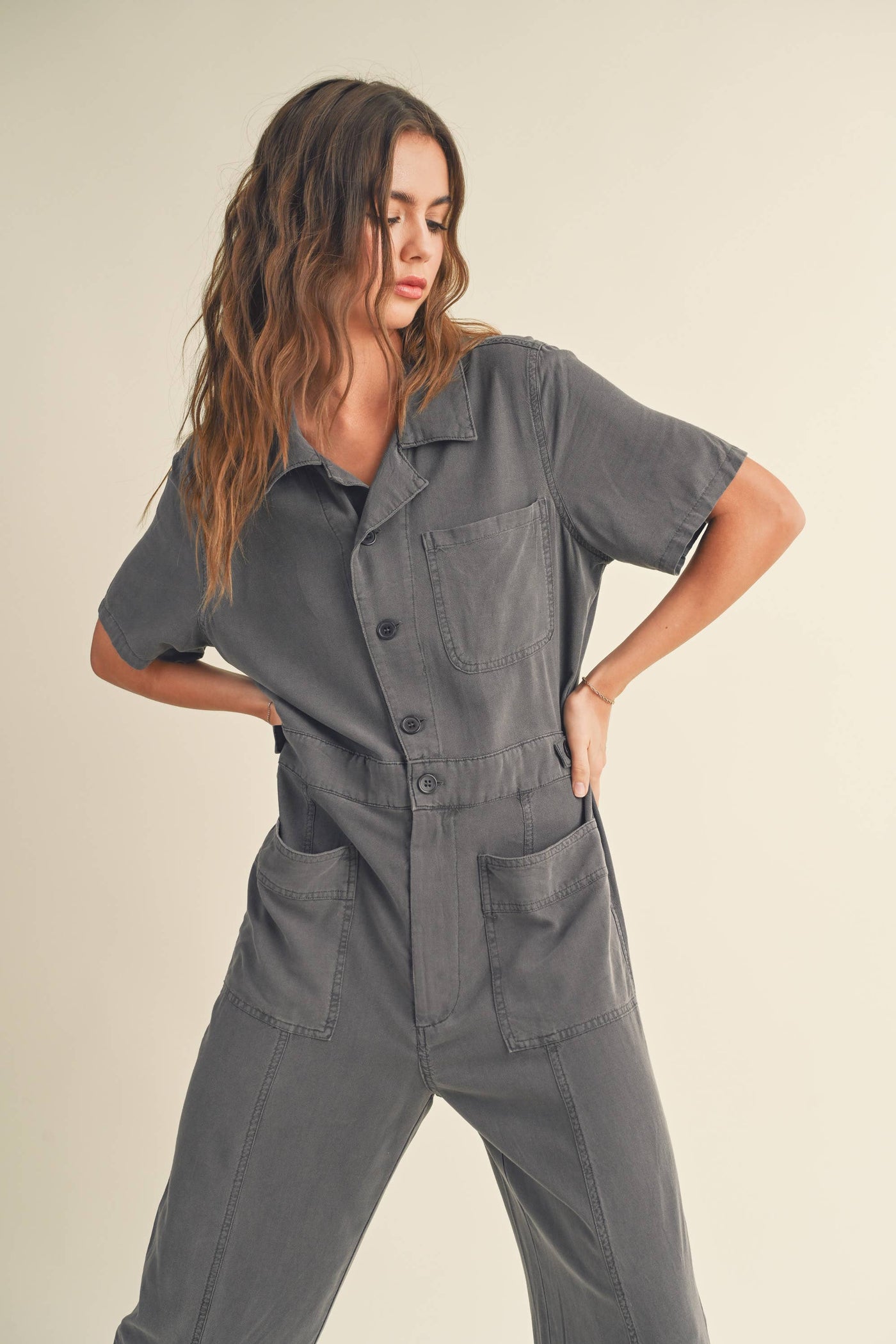 Kayla Linen Washed Jumpsuit