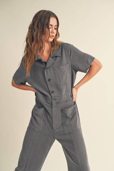 Kayla Linen Washed Jumpsuit