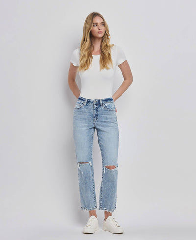 Vivid Hight Rise Distressed Jeans