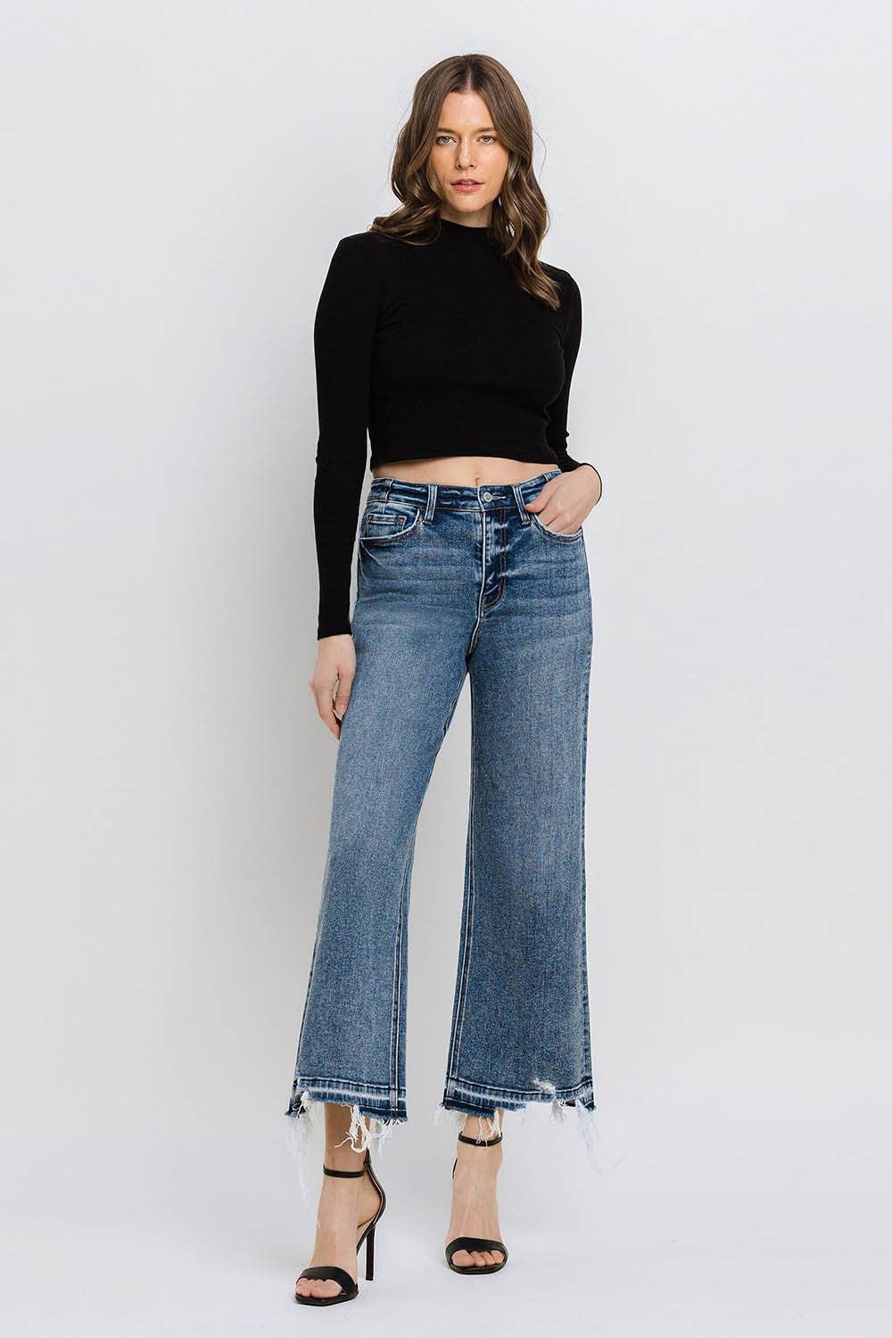 Resilient High Rise Crop Jeans