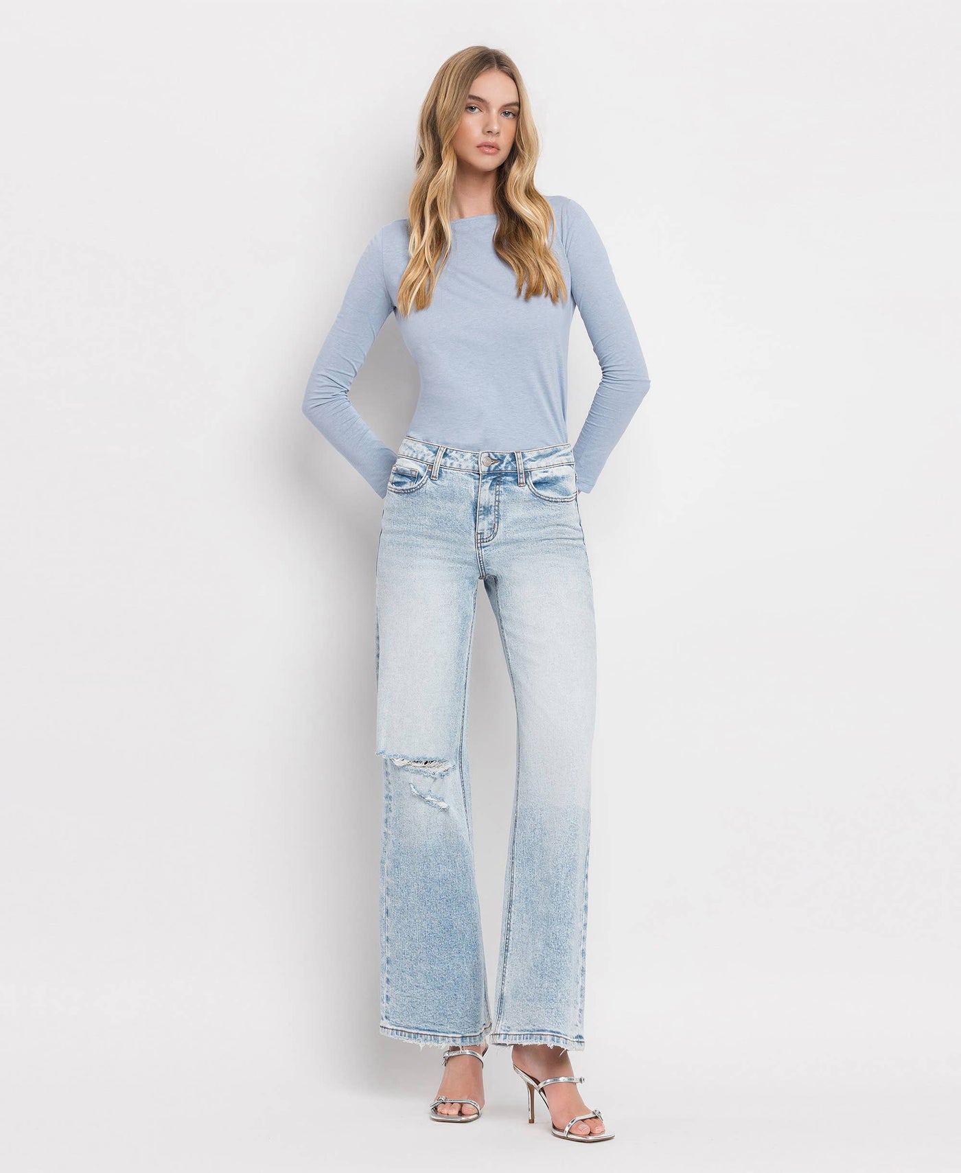 Rediscover Tummy Control Wide Leg Jeans