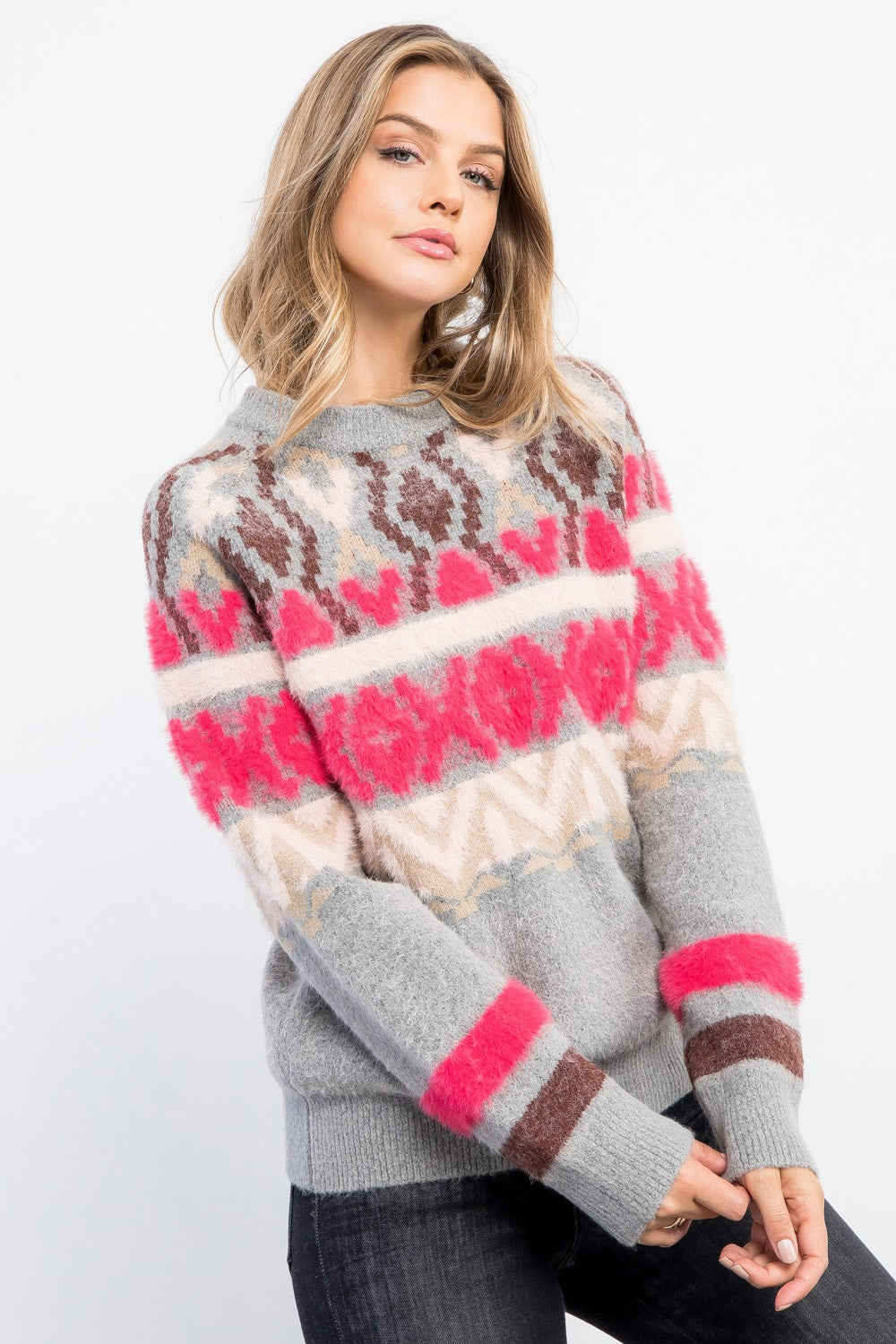 Sasha Mohair Knit Sweater