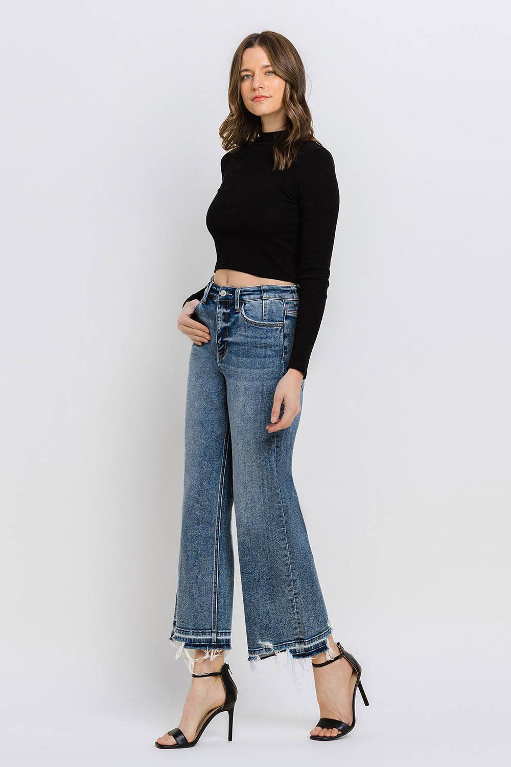 Resilient High Rise Crop Jeans