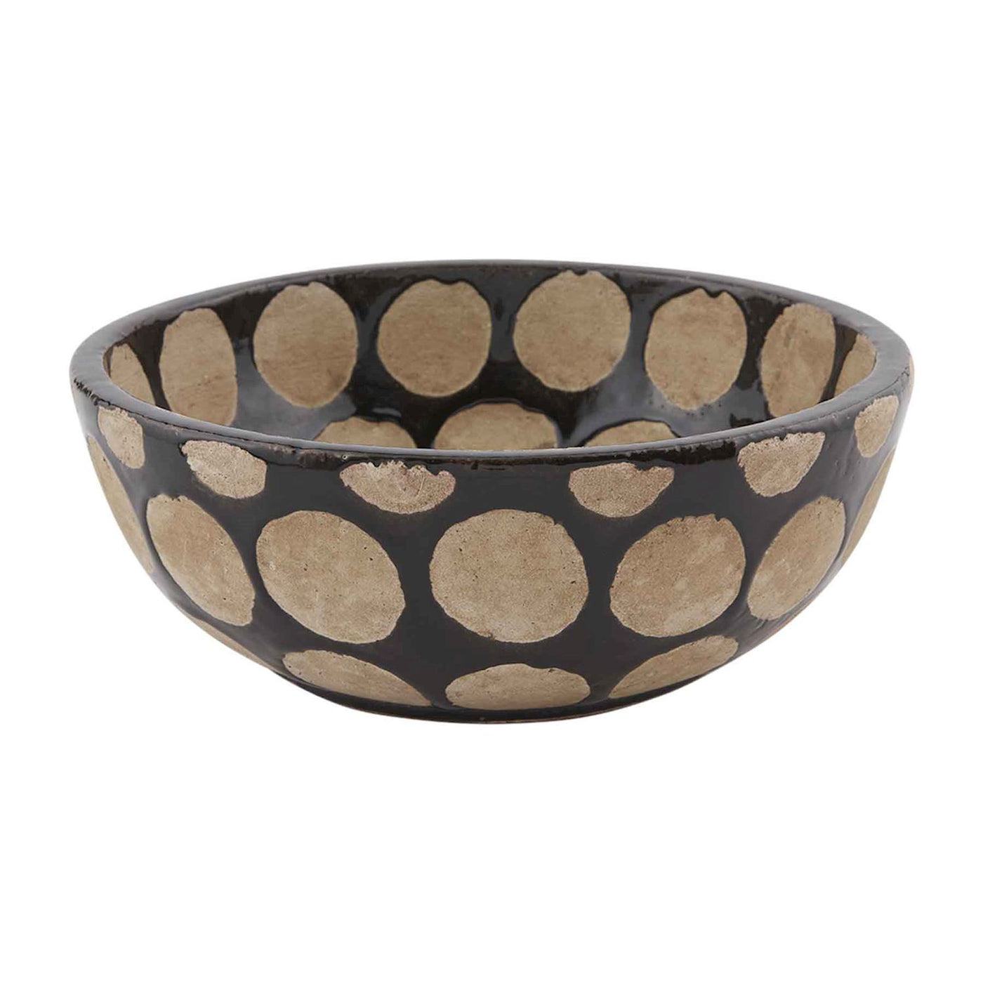 Large Black Dot Bowl