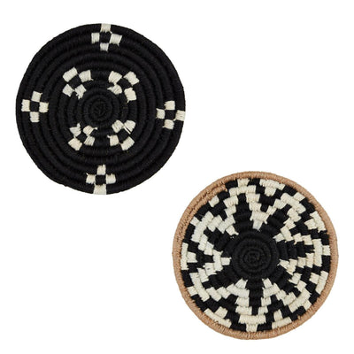 Black Dot Coiled Trivet