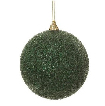 4" Beaded Plastic Ball Ornament