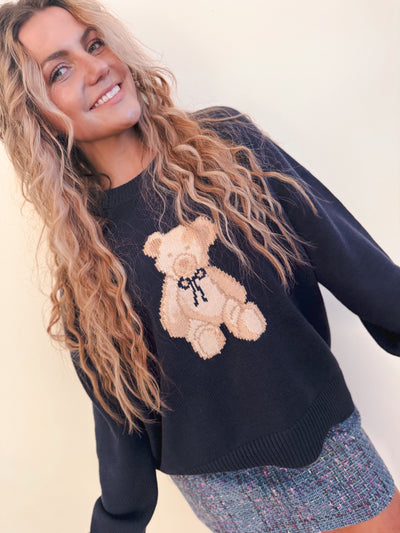 Softie Teddy Bear Graphic Sweater