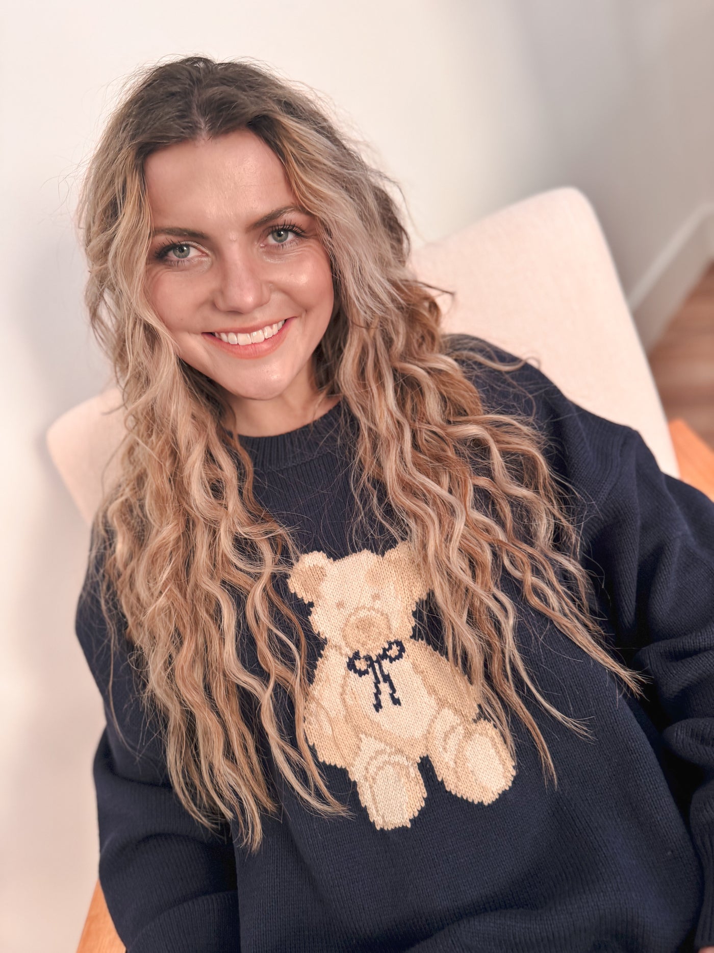 Softie Teddy Bear Graphic Sweater