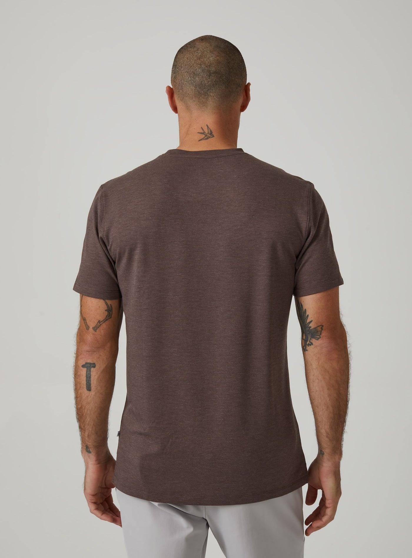 Core Lucas S/S Crew Neck Tee in Peppercorn