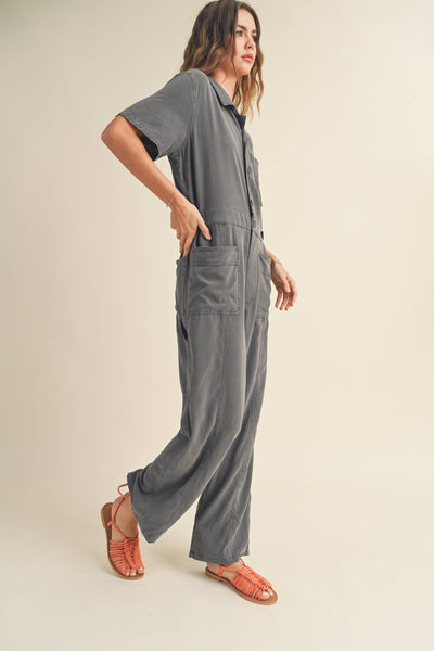 Kayla Linen Washed Jumpsuit