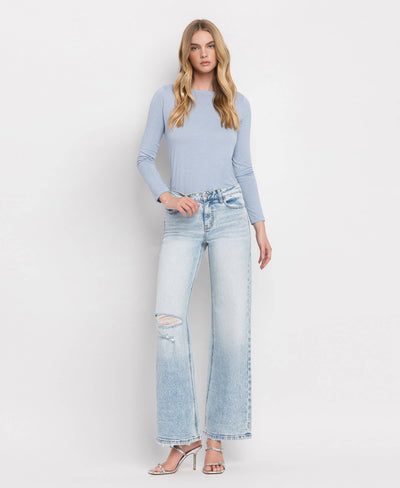 Rediscover Tummy Control Wide Leg Jeans