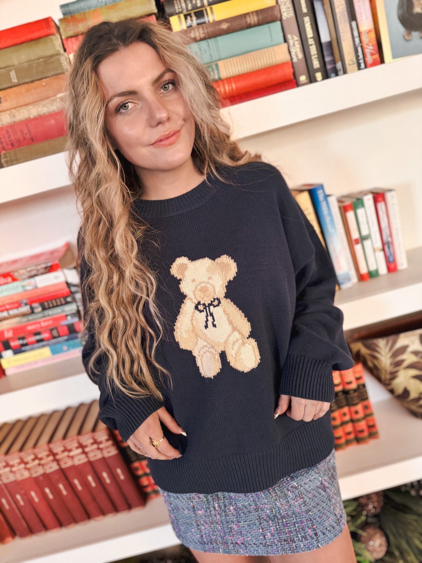 Softie Teddy Bear Graphic Sweater