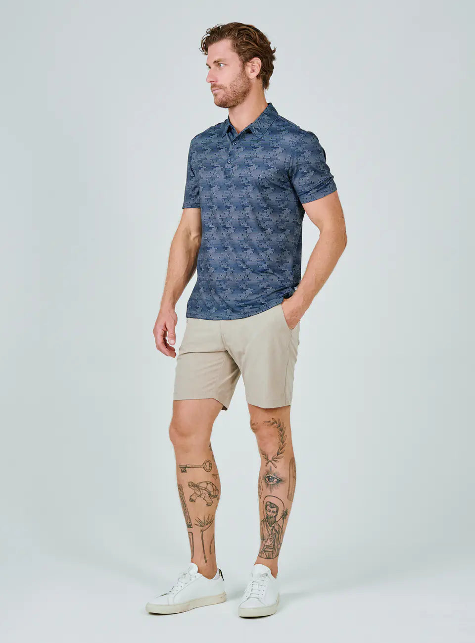 Aeroplane 7" Short in Khaki