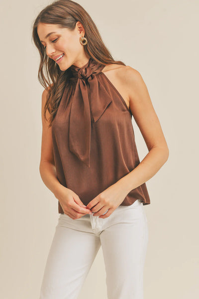 Alani Top in Brown