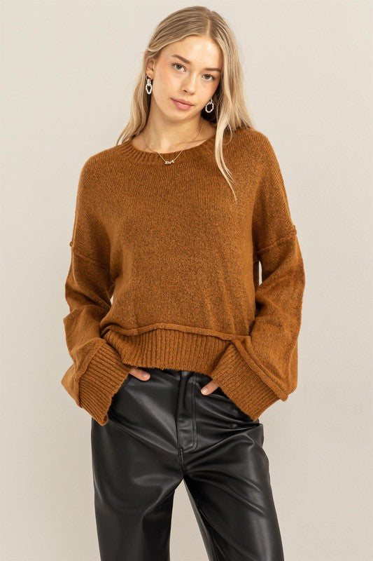 Autumn Ride Sweater in Brown