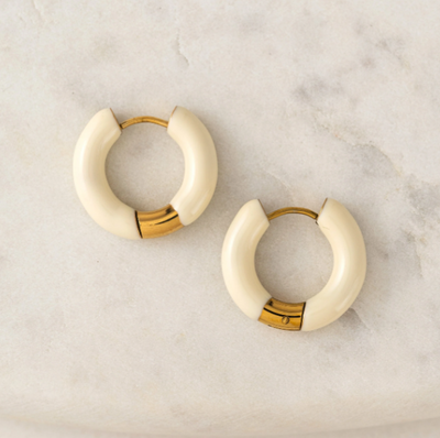 Biance Hoop Earrings in Gold