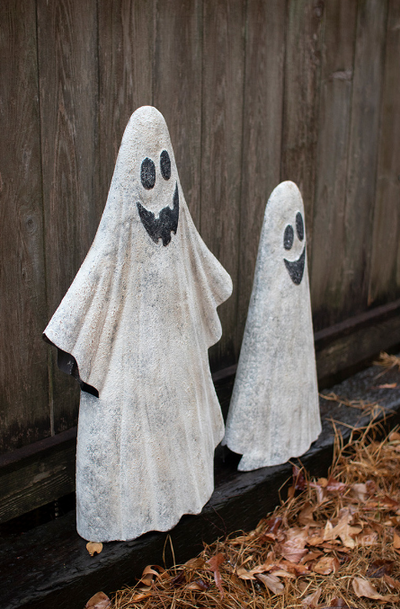 Painted Metal Ghosts