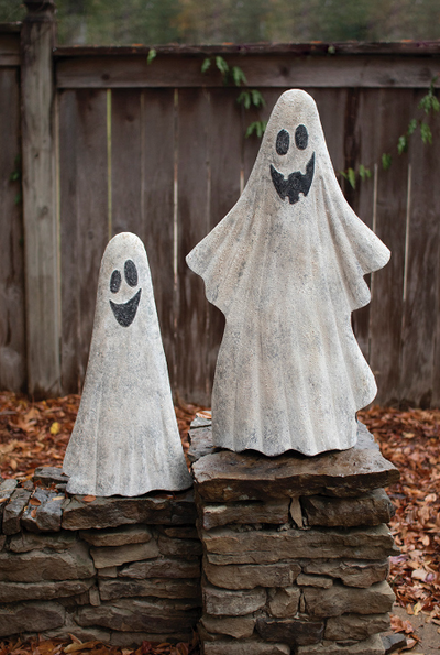 Painted Metal Ghosts