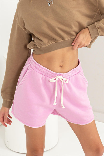 Coziest Club Lounge Shorts in Pink