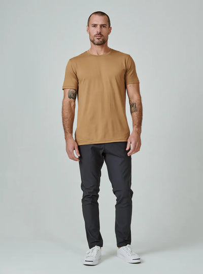 Core Crew Neck Tee in Sandcastle