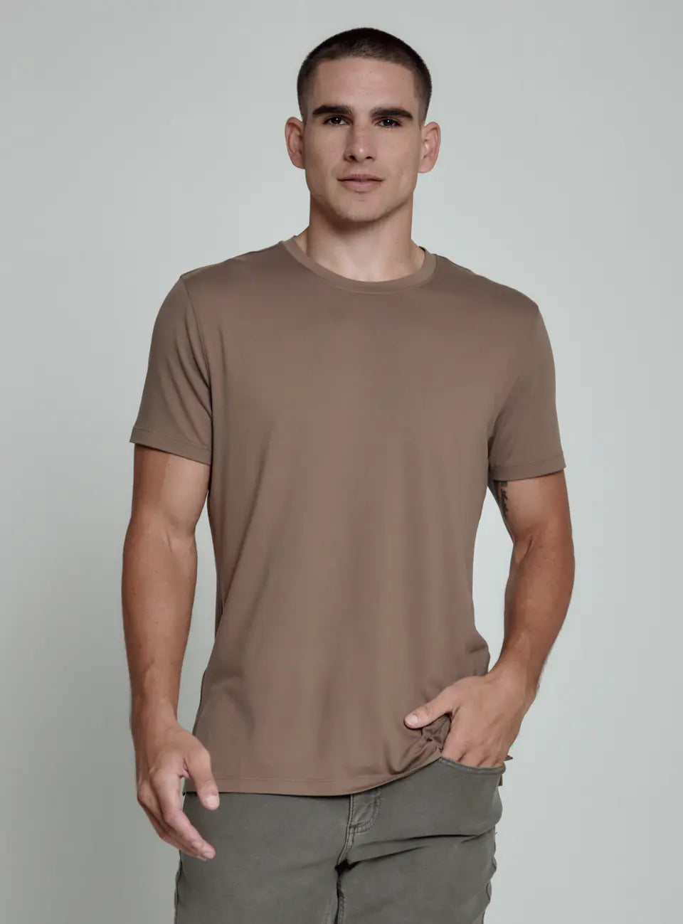 Core Crew Neck Tee in Caribou