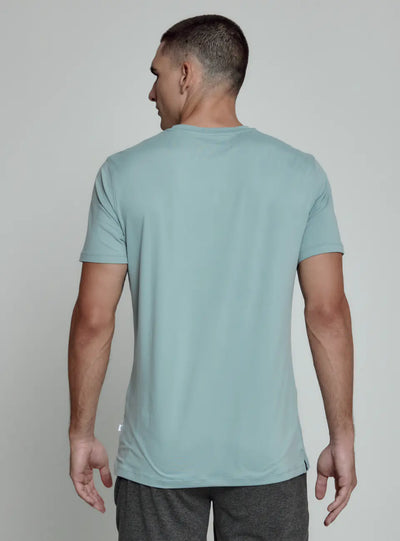 Core Crew Neck Tee in Seafoam