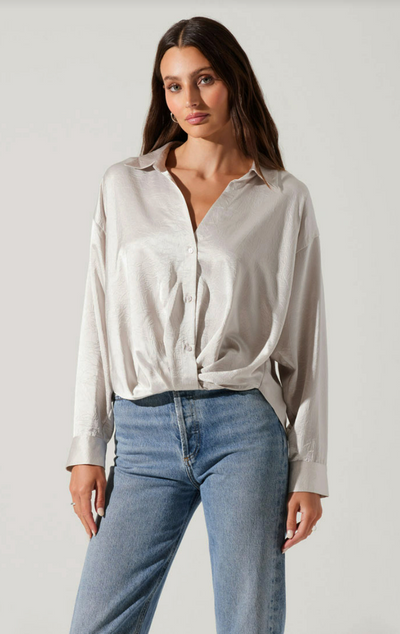 Corrine Satin Top