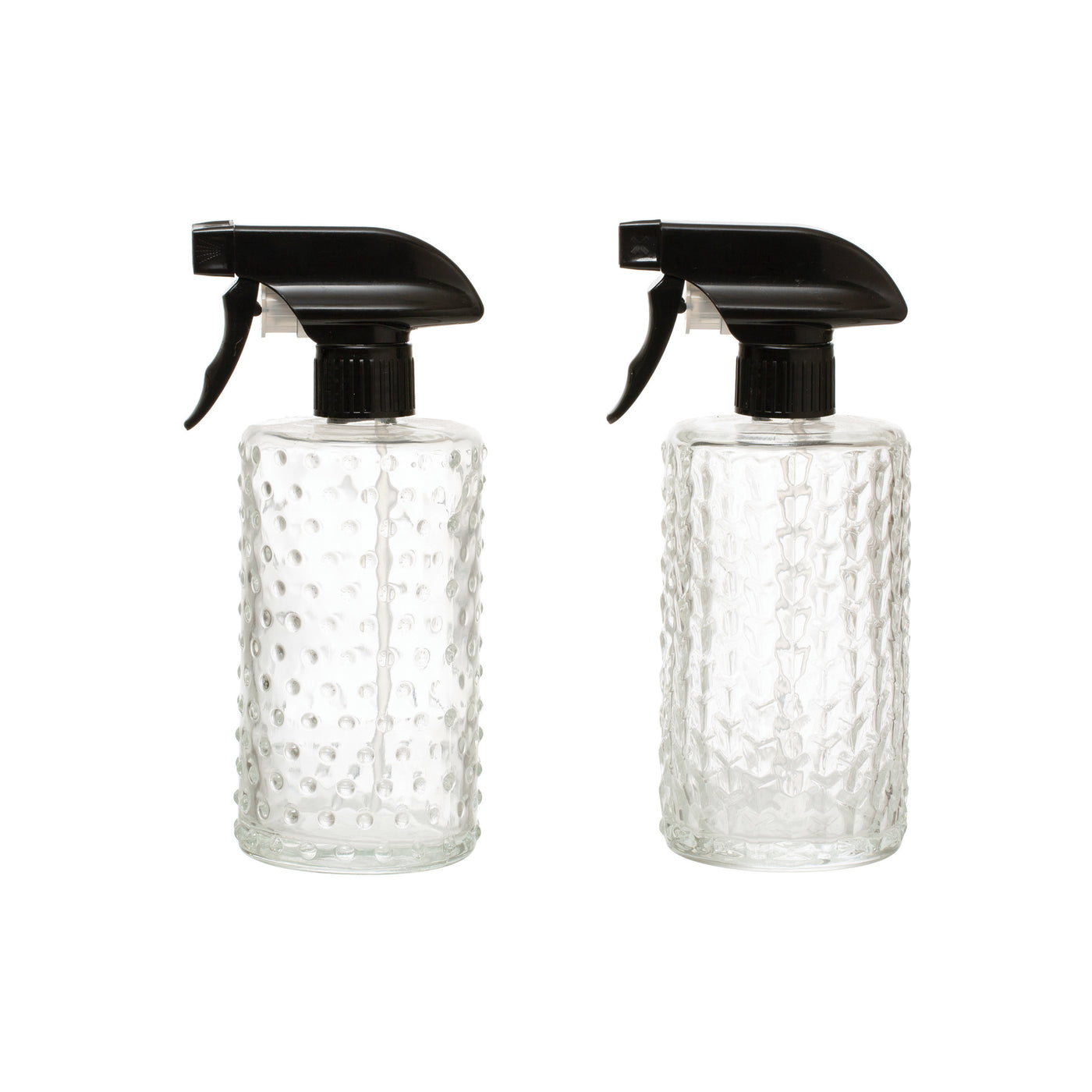 Embossed Glass Spray Bottle