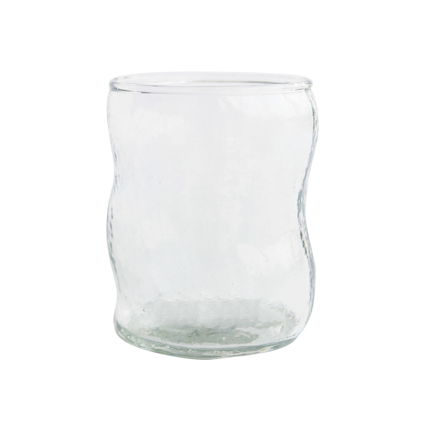 Recycled Organic Shaped Drinking Glass