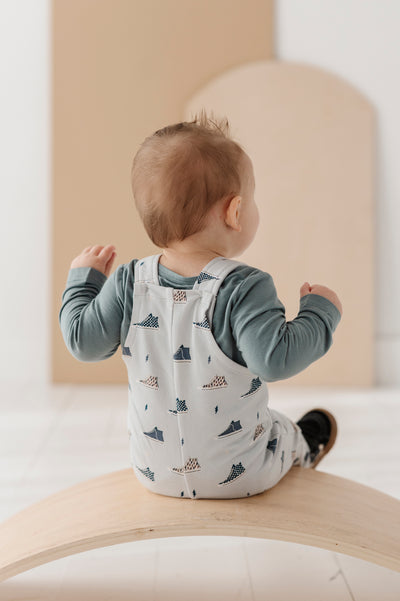 Baby Long Sleeve Bodysuit - Storm