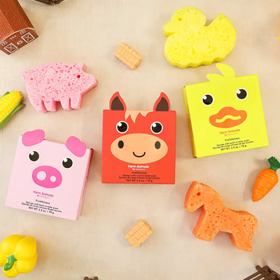 Farm Animal Kid's Spongelle - Pig