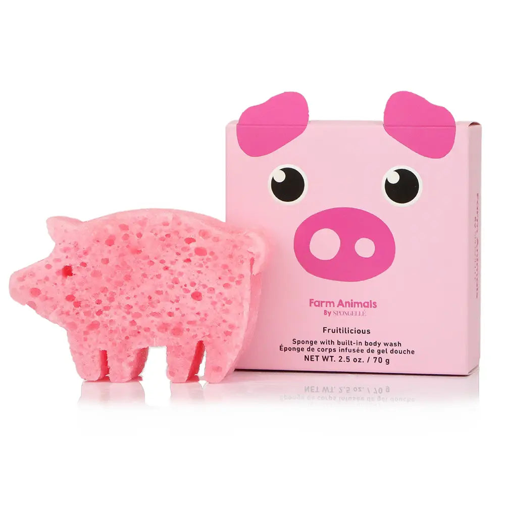 Farm Animal Kid's Spongelle - Pig