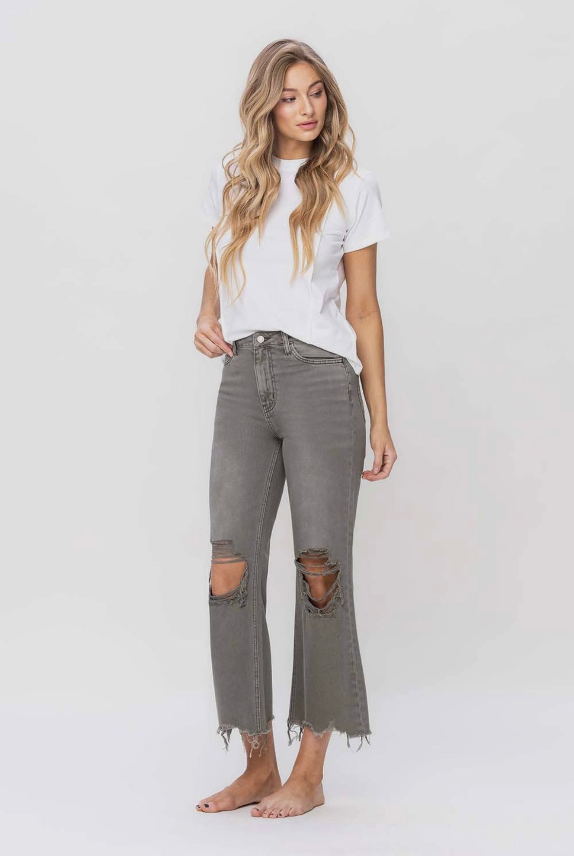 90s Vintage Flare Jeans in Bettle