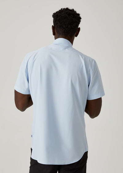 Grant Short Sleeve Shirt in Skyblue