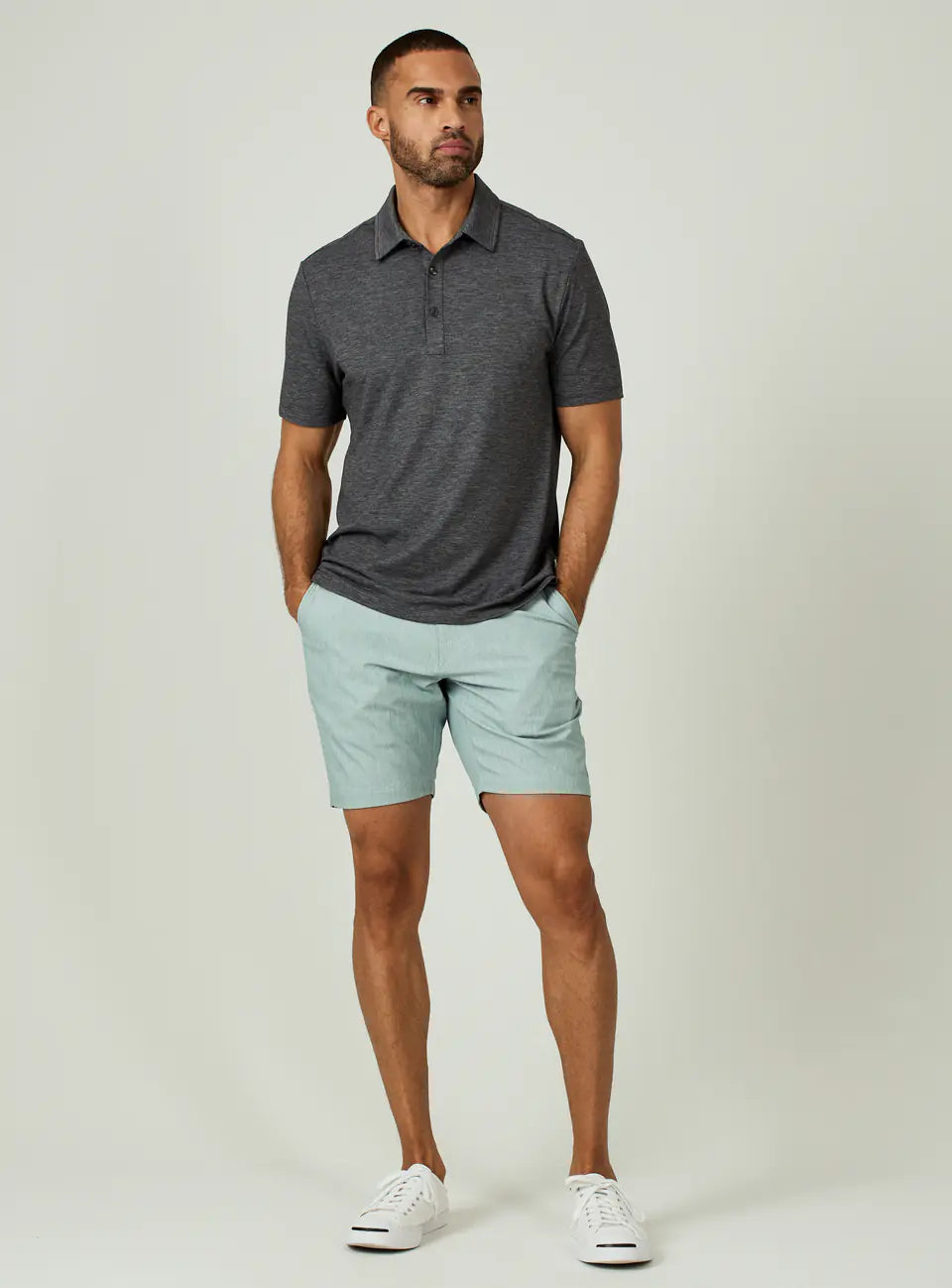 Gautier Polo in Charcoal