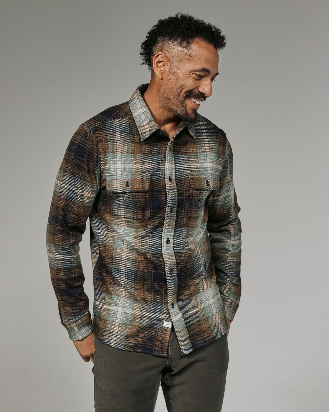 Generation Plaid Shirt in Toffee