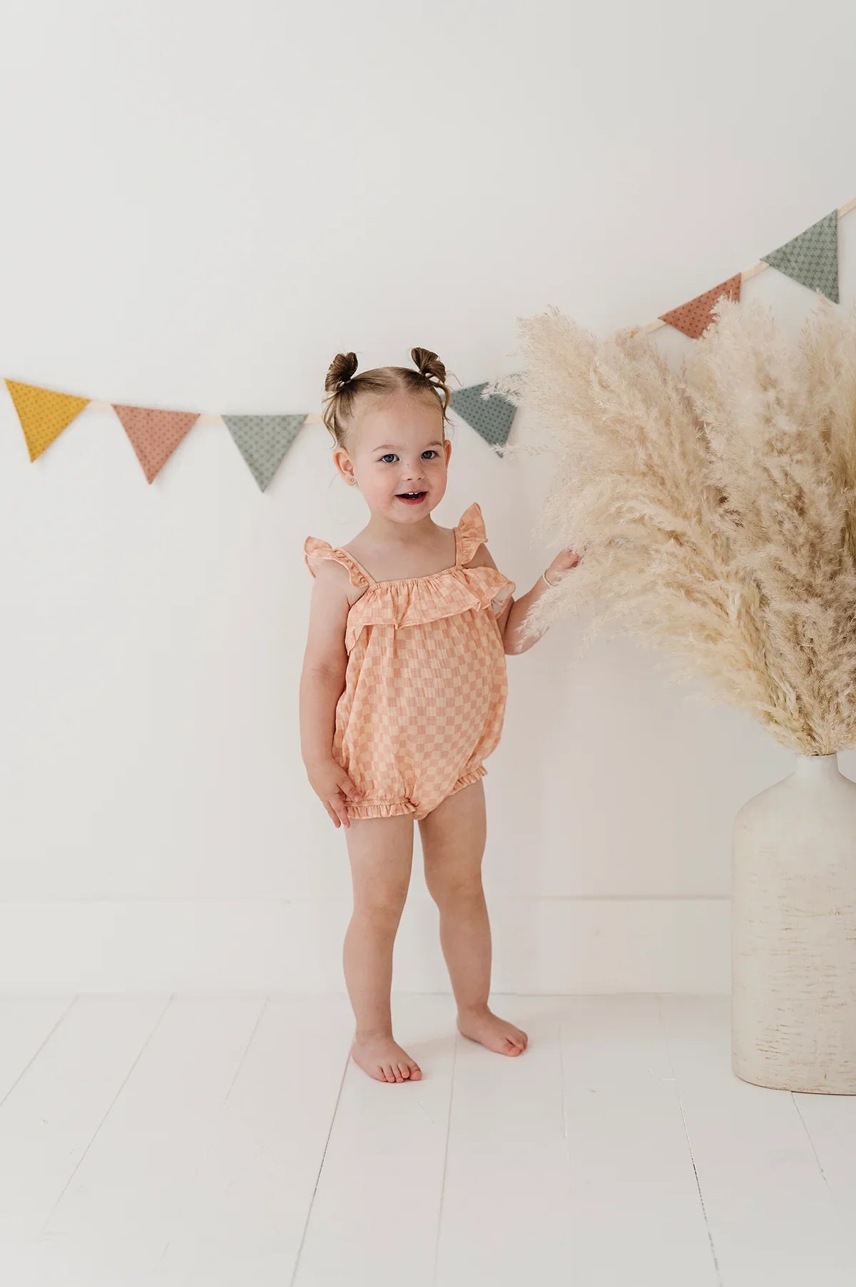 Pink Lemonade Gauze Bubble Romper