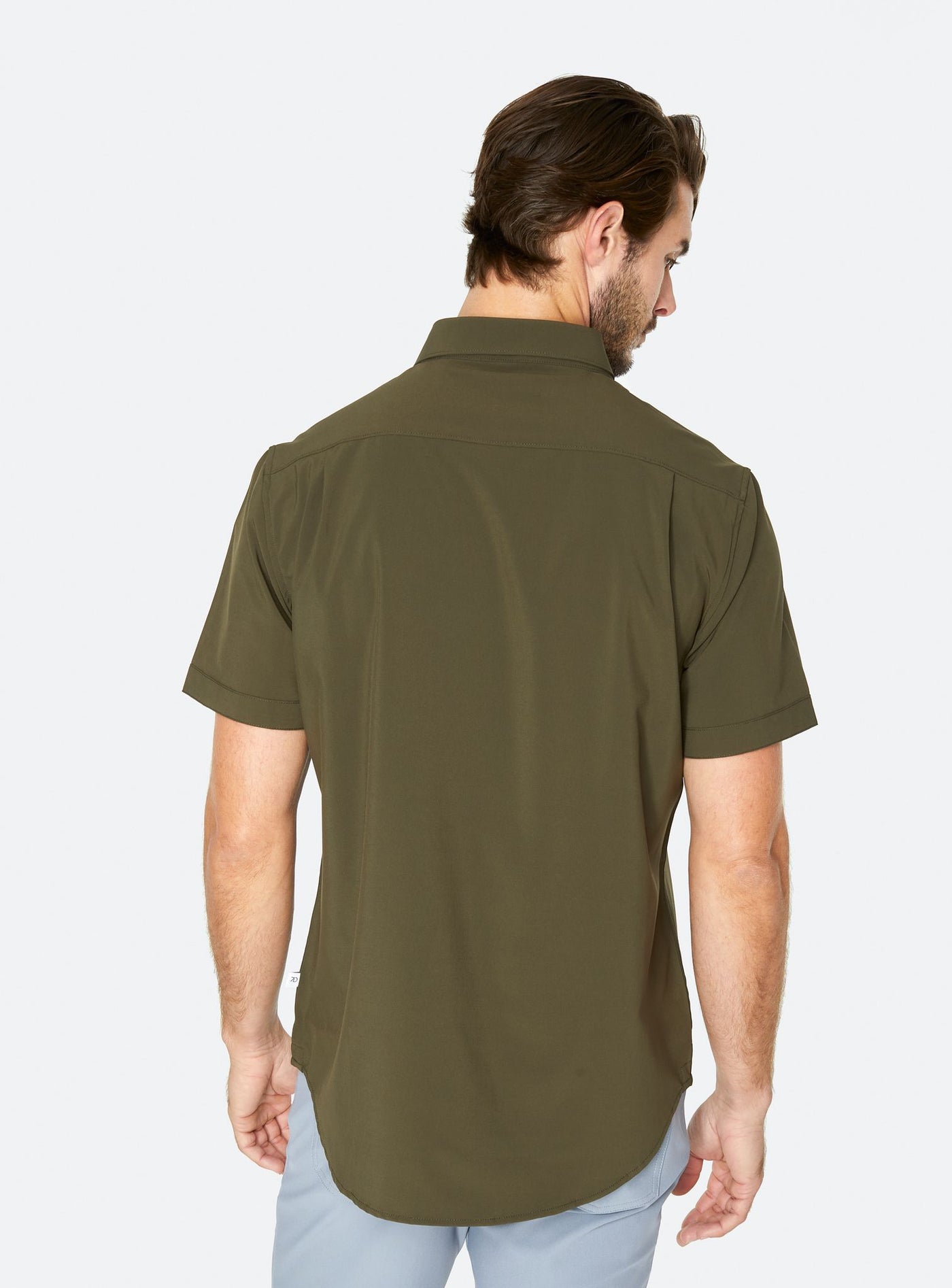 Grant Short Sleeve Shirt in Olive