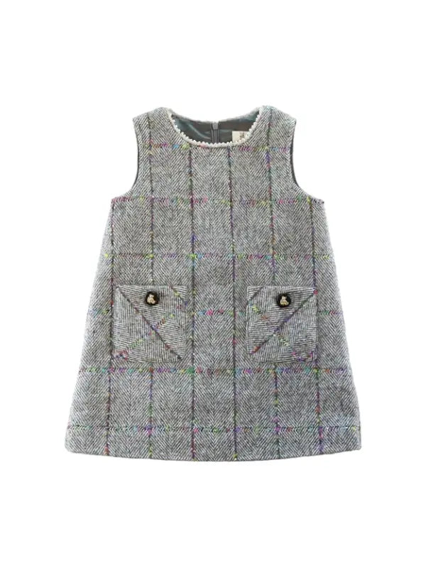 Herringbone Wooly Dress