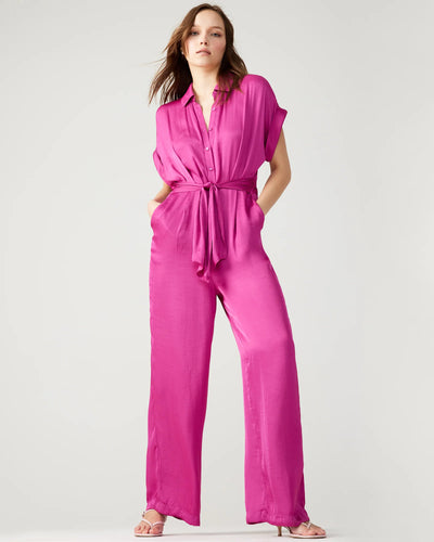 Tori Jumpsuit in Bright Rose